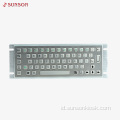 Keyboard Logam Industri dengan Touch Pad